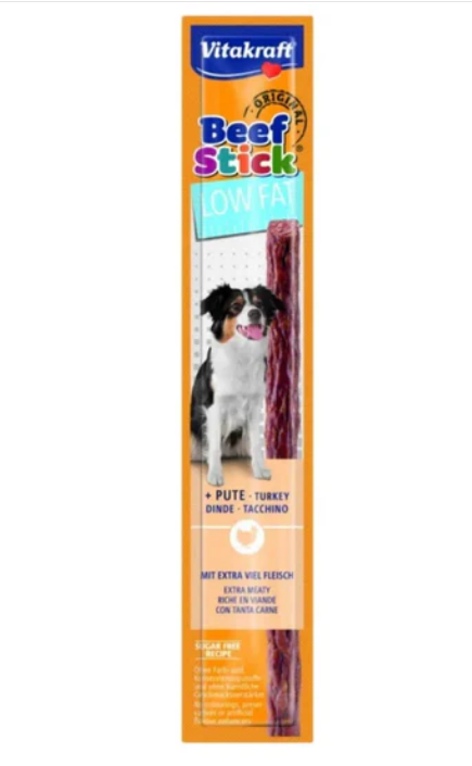 Vitakraft Beef Stick Low Fat With Turkey - 10gr