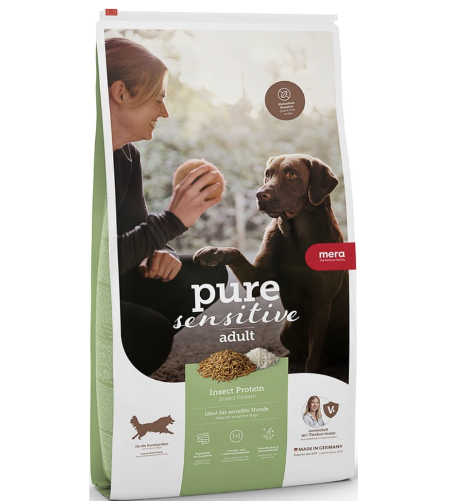 Mera Dog Food Pure Sensitive Adult Insect Protein - 12.5 Kg