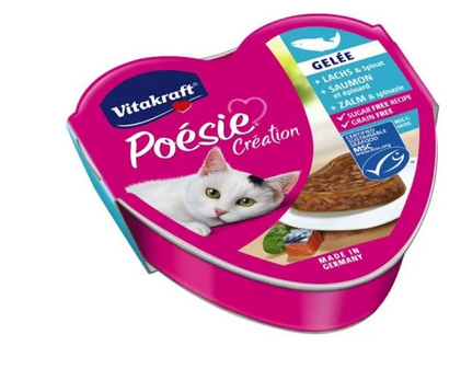 Vitakraft Poesie Salmon And Spinach - 85gr