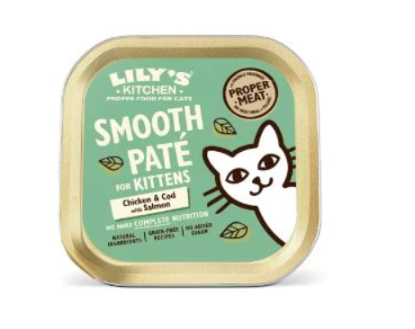 Lily's Kitchen Chicken & Cod Pate For Kittens - 85gr