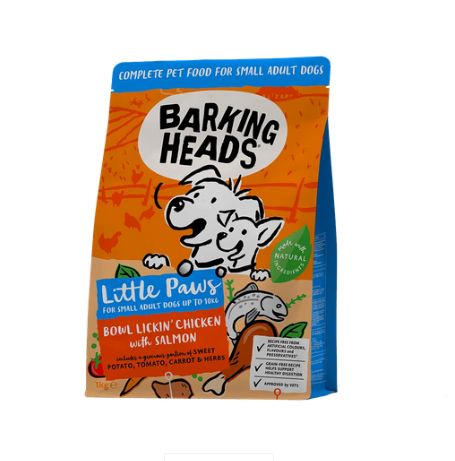 Barking Heads Bowl Lickin Chicken Adult Small Breed - 6 Kg