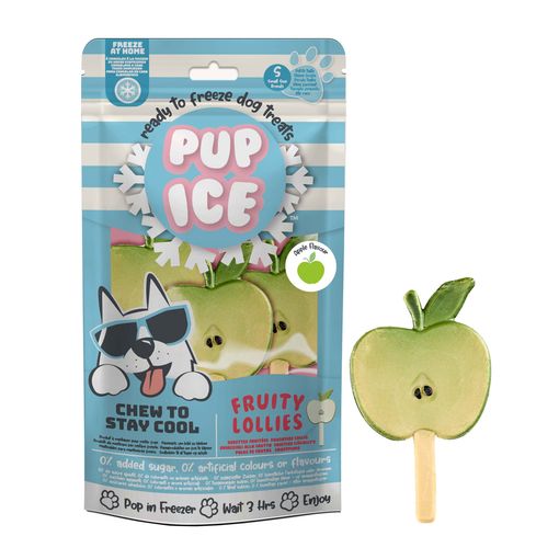 Pup Ice Fruity Lollies Apple - 10gr
