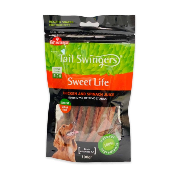 Tail Swingers Duck With Spinach 100gr