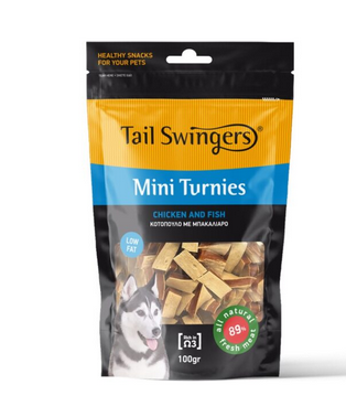 Tails Mini Turnies Chicken And Fish - 100gr