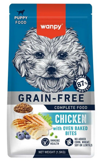 Wanpy Grain Free Chicken Dry Puppy Food - 1.5 Kg