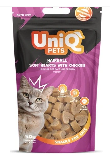 Uniq Pets Cat Snacks Hairball - 50gr