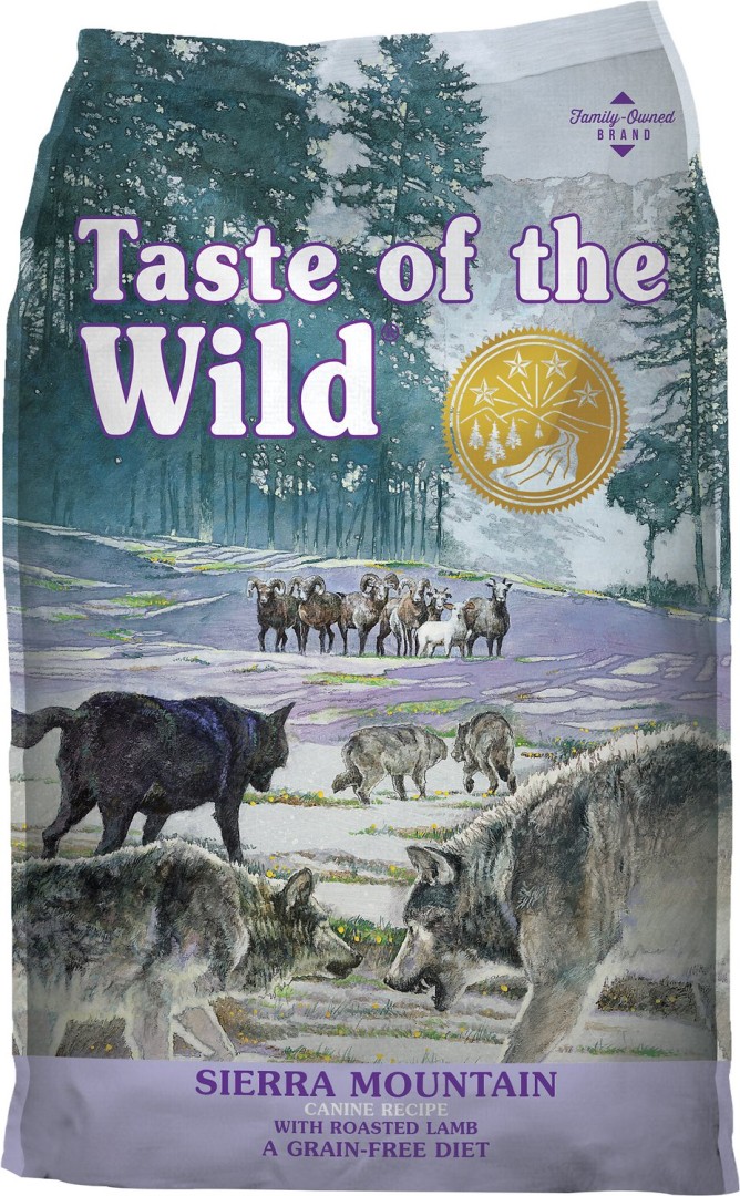 Taste Of The Wild Sierra Mountain Canine With Roasted Lamb Dog Food - 5.6 Kg
