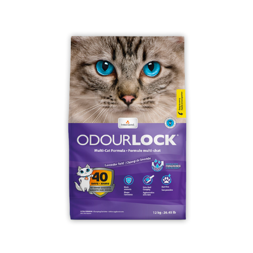 Odour Lock Lavender Cat Litter - 6 Kg