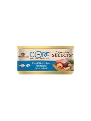Wellness Core Signature Selects For Cats Chopped Tuna With Shrimps In Broth - 79gr