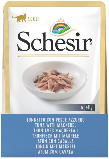 Schesir Cat Tuna And Mackrel Pouch - 85gr