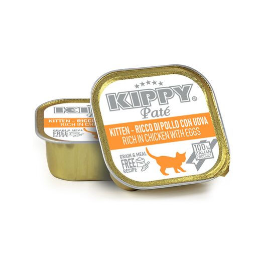 Kippy Cat Kitten Chicken & Egg Pate - 90gr