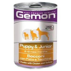 Gemon Dog Chunkies Junior With Chicken And Turkey - 415gr