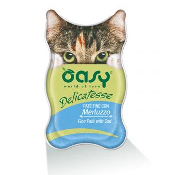 Oasy Fine Pate With Cod - 85gr