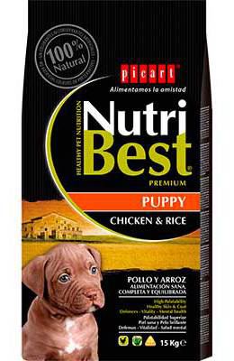 Picart Nutribest Puppy Chicken And Rice - 15 Kg