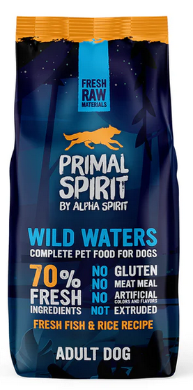 Primal Spirit Wild Waters Chicken With Fish Adult Dry Dog Food 1kg