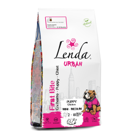 Lenda Urban Dog Puppy First Bite With Chicken - 2 Kg