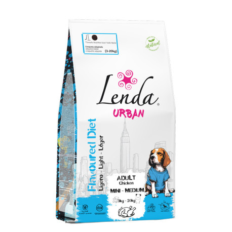 Lenda Urban Dog Flavoured Diet Light - 2 Kg
