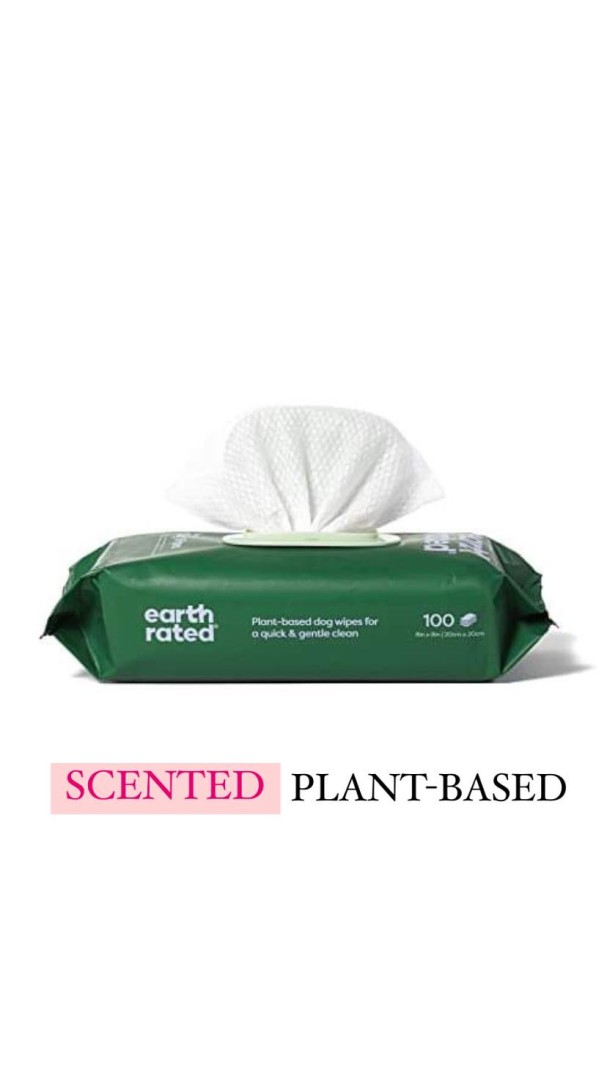 Earth Rated Lavender Grooming Wipes - 400gr