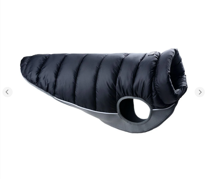 Red Dingo Puffer Jacket Black And Grey