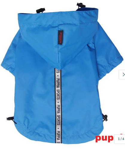 Dog Rain Coat Blue