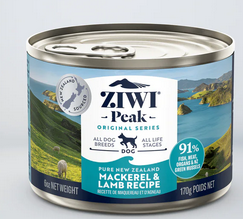 Ziwi Peak Mackerel & Lamb Recipe Can - 390gr