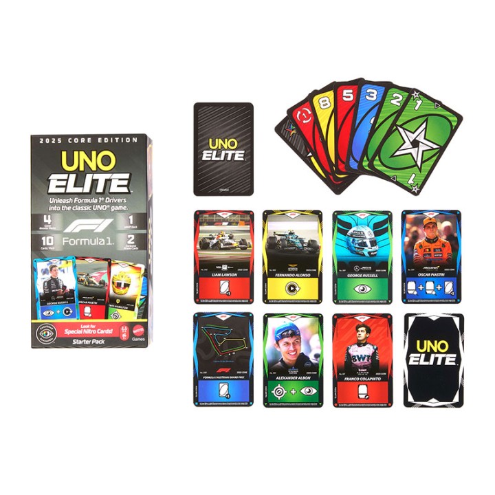 Mattel Uno Elite F1 Jlv42 - Table Game