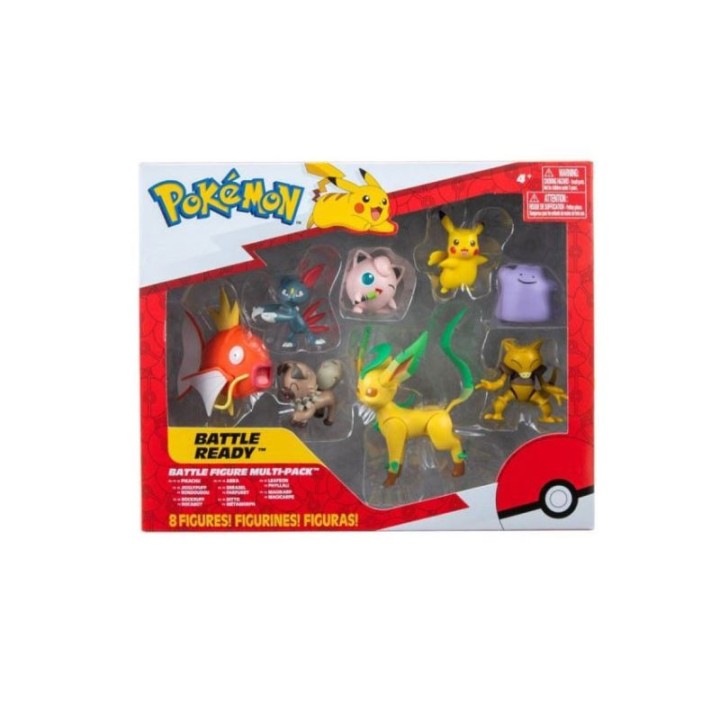 Pokemon Figures 8 Tem W8/4 Jw002542-C - Figure Playset