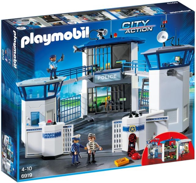 PLAYMOBIL 6919 Police Headquarters With Prison - Building Blocks Set