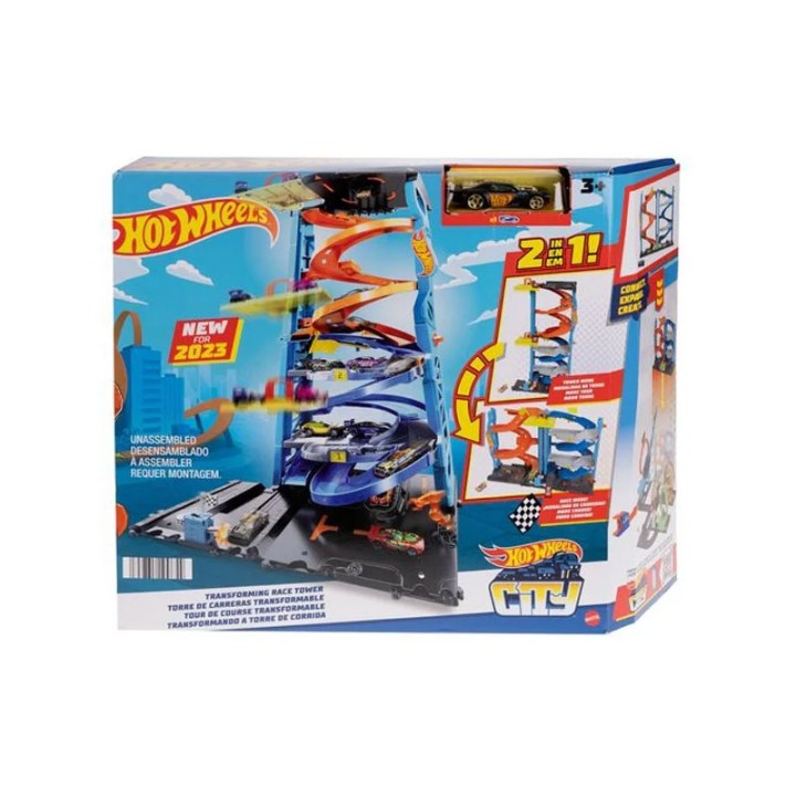 Hot Wheels Hot Wheels City Tower of Speed 2 Se 1 Hkx43 - Role Play Playset