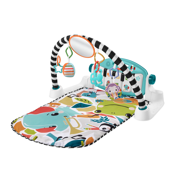 Fisher-Price Fisher-Price Ekpaideytikό Gymnastήrio-Moysikό Pianάki Y55 - Baby Toy - Get your little one moving, grooving (and learning) with the Glow and Grow Kick & Play Piano Gym ...