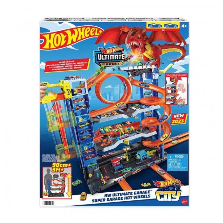 Hot Wheels Hot Wheels Absolut Garage with Dragon Hkx48 - Role Play Playset
