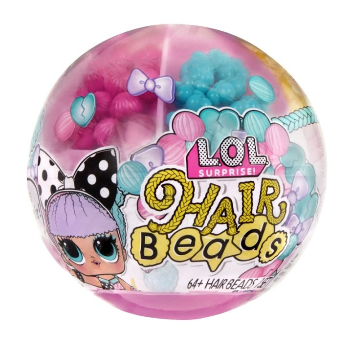 MGA Entertainment L.O.L. Surprise with hair brush and pearls 511205-Euc - Role Play Playset - MAKE YOUR OWN HAIR BEAD HAIRSTYLES: Build a beaded hairstyle for your L