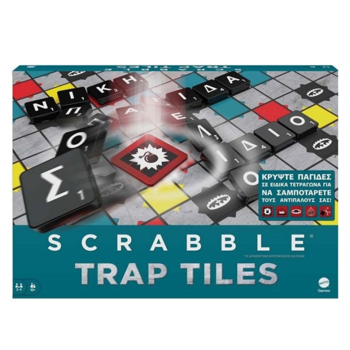 Mattel Scrabble Trap Tiles Hlm18 - Board Game