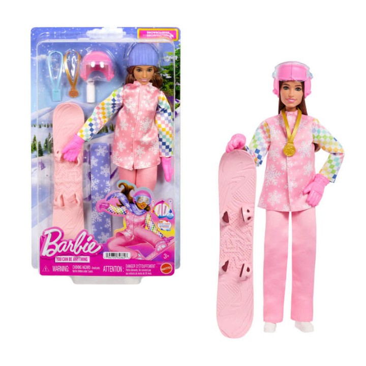 Barbie Snowboarder Jkf78 - Doll Figure