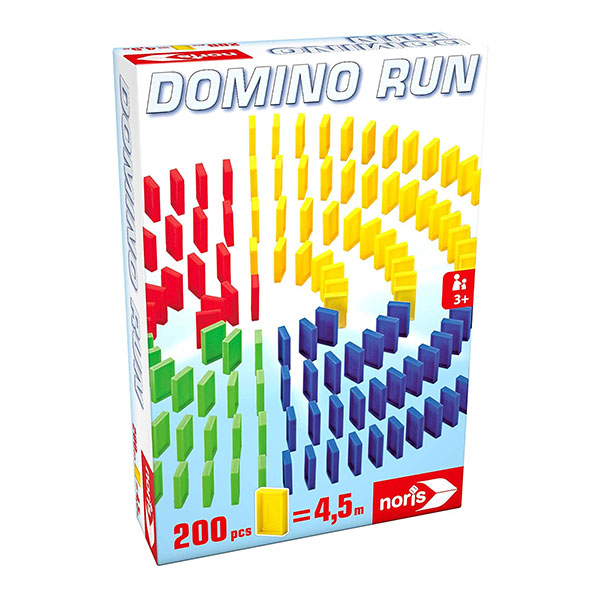 Domino Run 200 Bricks 606065644 - Table Game - Set up a great course with the 200 dominoes with about 4
