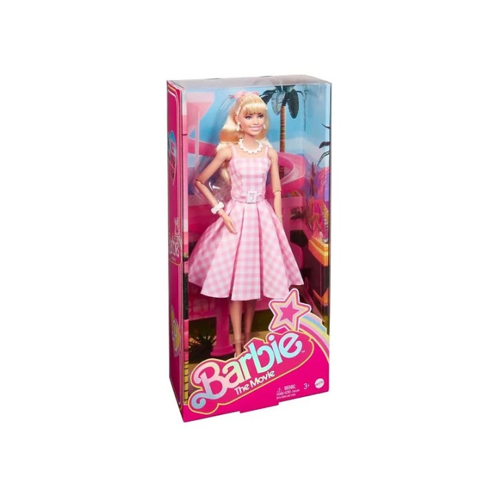 Barbie Movie Pink Gingham Dress Hpj96 - Doll Playset