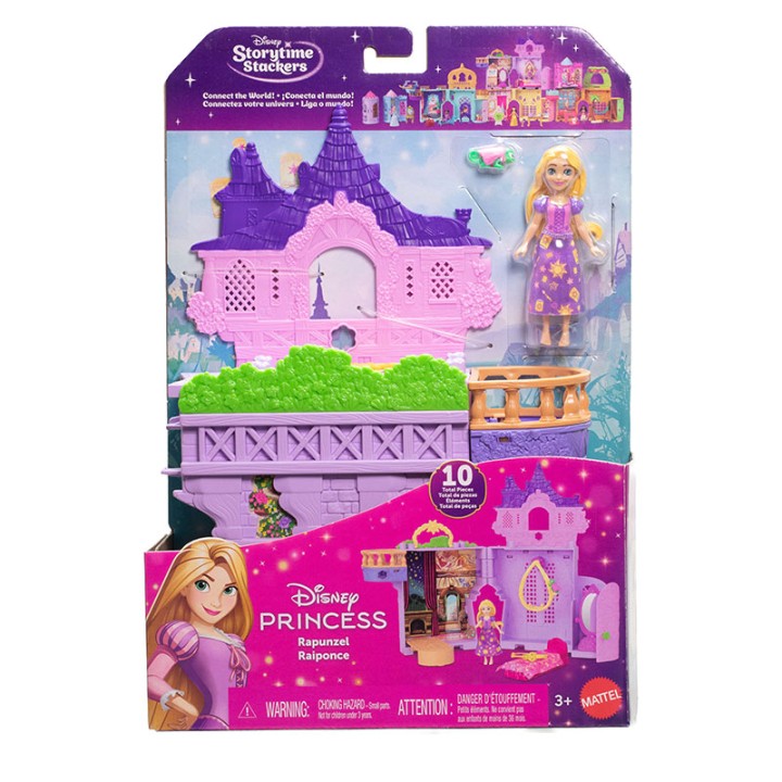 Disney Princess Mini Koykles - Doll Figure - To Palati Tis Rapoynzel Jdp61