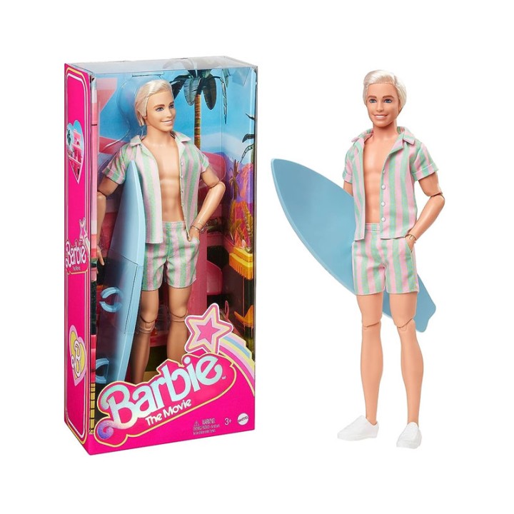 Barbie Ken Collectible Movie Stripe Matching Set Hpj97 - Doll Playset - ​Take home a part of Barbie The Movie with this Ken doll