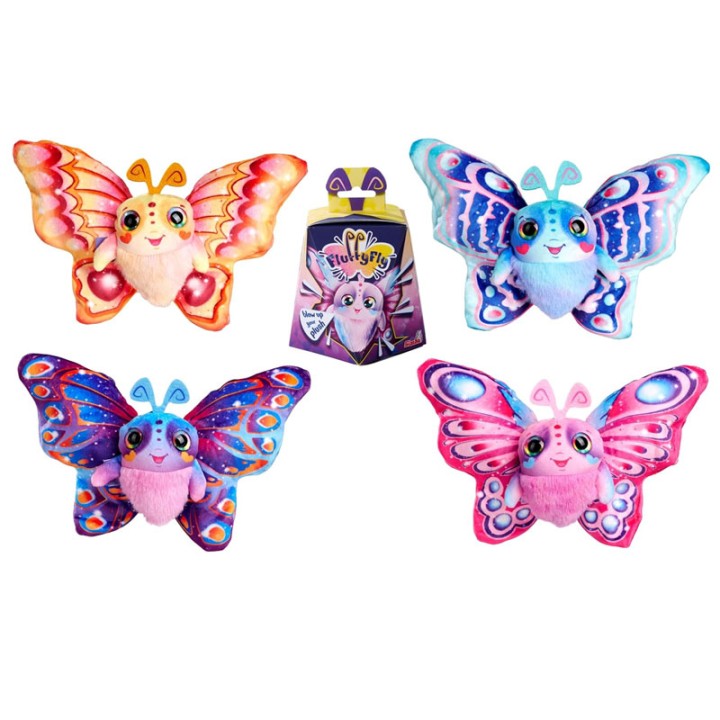 Simba Fluffyfly Plush Butterflies 105951575 - Interactive Learning Toy