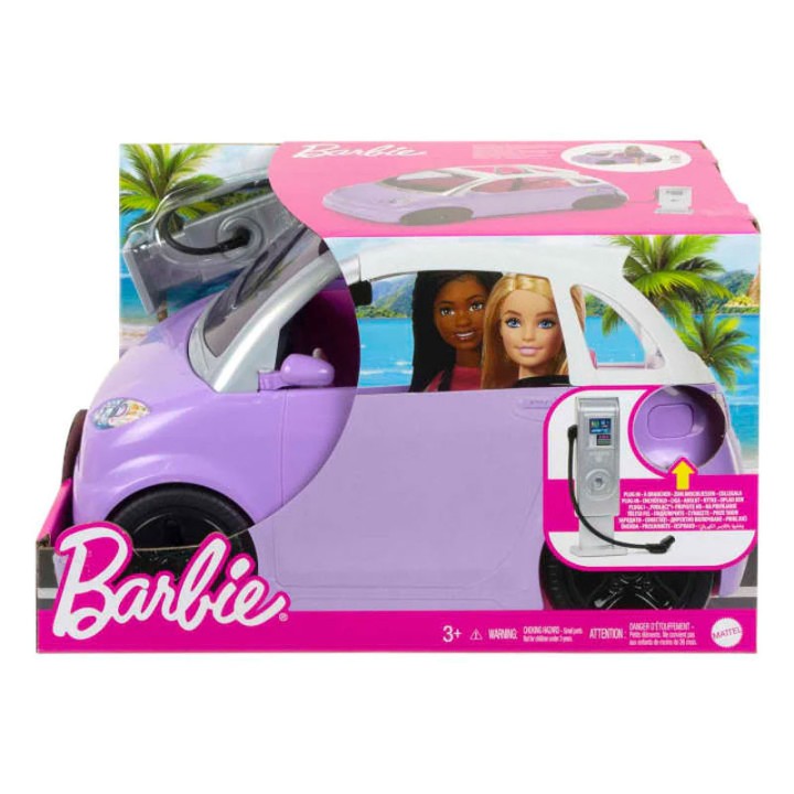 Barbie Electric Car Hjv36 - Doll Playset