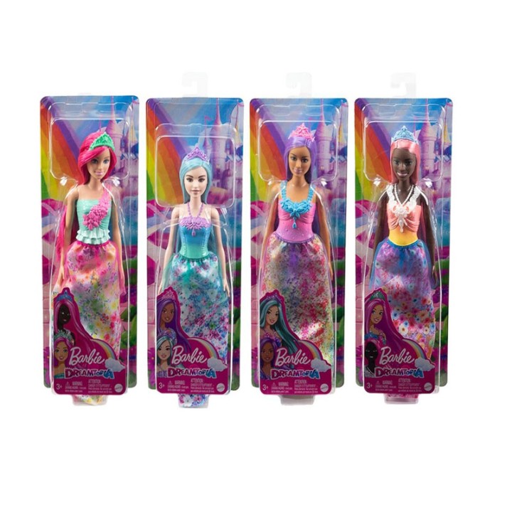Barbie Princess (4 Styles) Hgr13 - Doll Figure