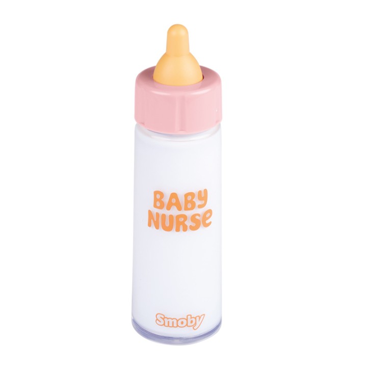 Smoby Baby Nurse Magic Bottle 7600220396 - Doll Figure - Your doll has a big appetite, quickly give her a bottle before she cries