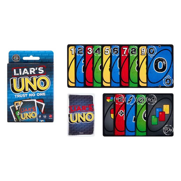 Mattel Uno Liar's Jlh43 - Table Game