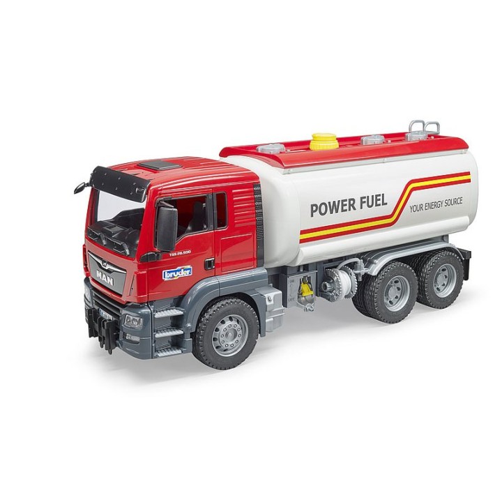 Bruder Man Tgs Tank Truck 03775 - Die-Cast Toy Car - The Man TGS is the perfect, all-round vehicle for construction sites, long-haul deployment and lo...