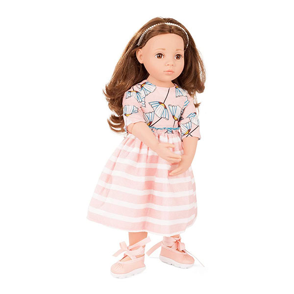 Gotz Puppen Gotz Sophie, Brown Hair, Brown Eyes 46Cm 2066066 - Doll Figure - Sophie is available in 2020 in this beautiful pink daywear outfit