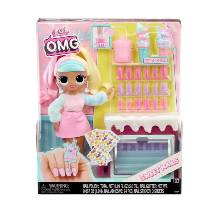 L.O.L Surprise Omg Studio Nychion Sweet Nails Doll Candylicious 503781Euc - Doll Figure