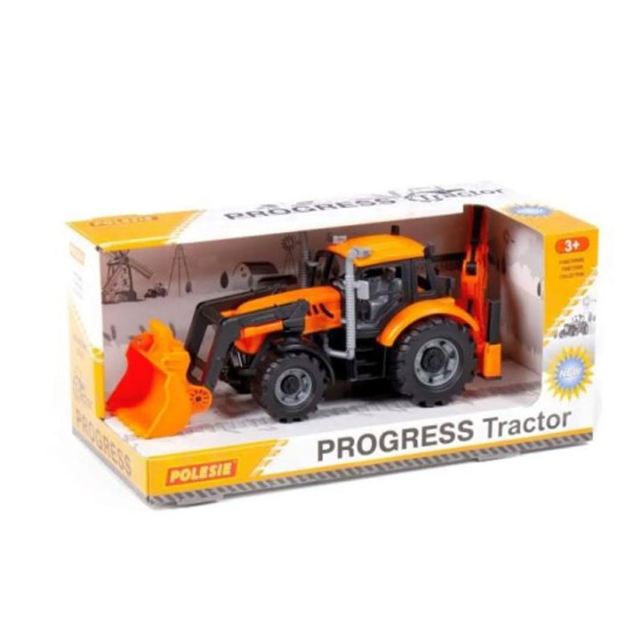 Polesie Excavator-Loader Orange 91789 - Remote Control Car