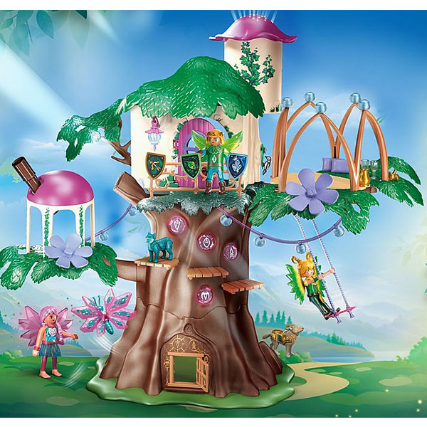 PLAYMOBIL Fairy Tree House 70799 - Building Blocks Set