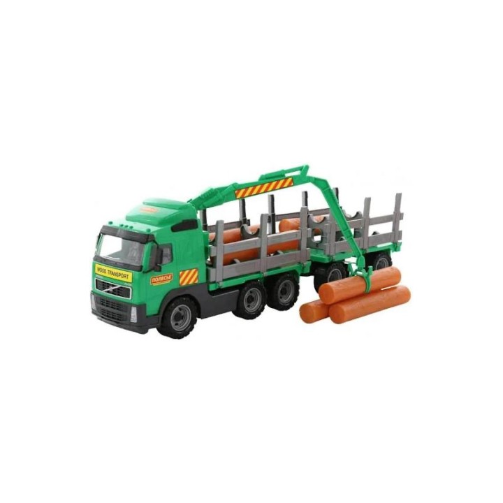 Polesie Truck Timber Truck And Trailer 58348 18+ months - Remote Control Car - Polesie Volvo Power truck Timber Truck with Trailer toy made of plastic