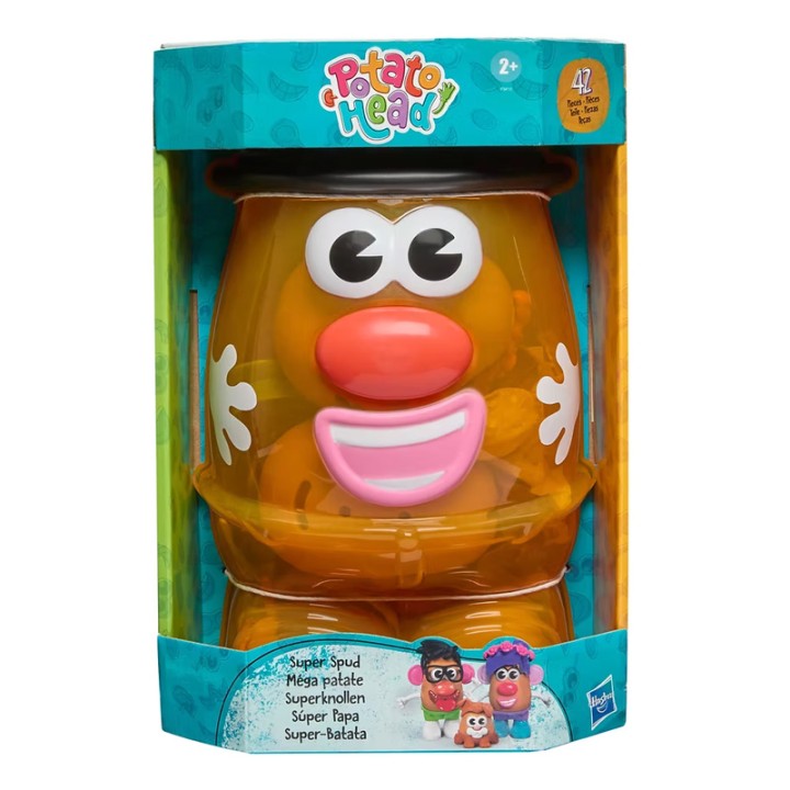 Hasbro Potato Head - Science and Education Toy - Super Spud (F9410) - Little ones will love creating characters and faces with the 2 large potato bodies, 1 small potat... - 38 Pieces